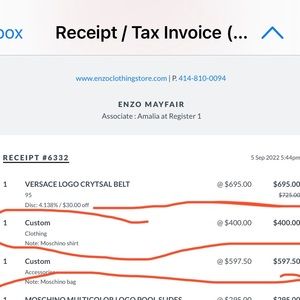 Selling this Moschino shirt I’ve never worn. Brand new condition